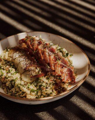 Delicious Tuna Taretare dish at Casa Cook Samos restaurant