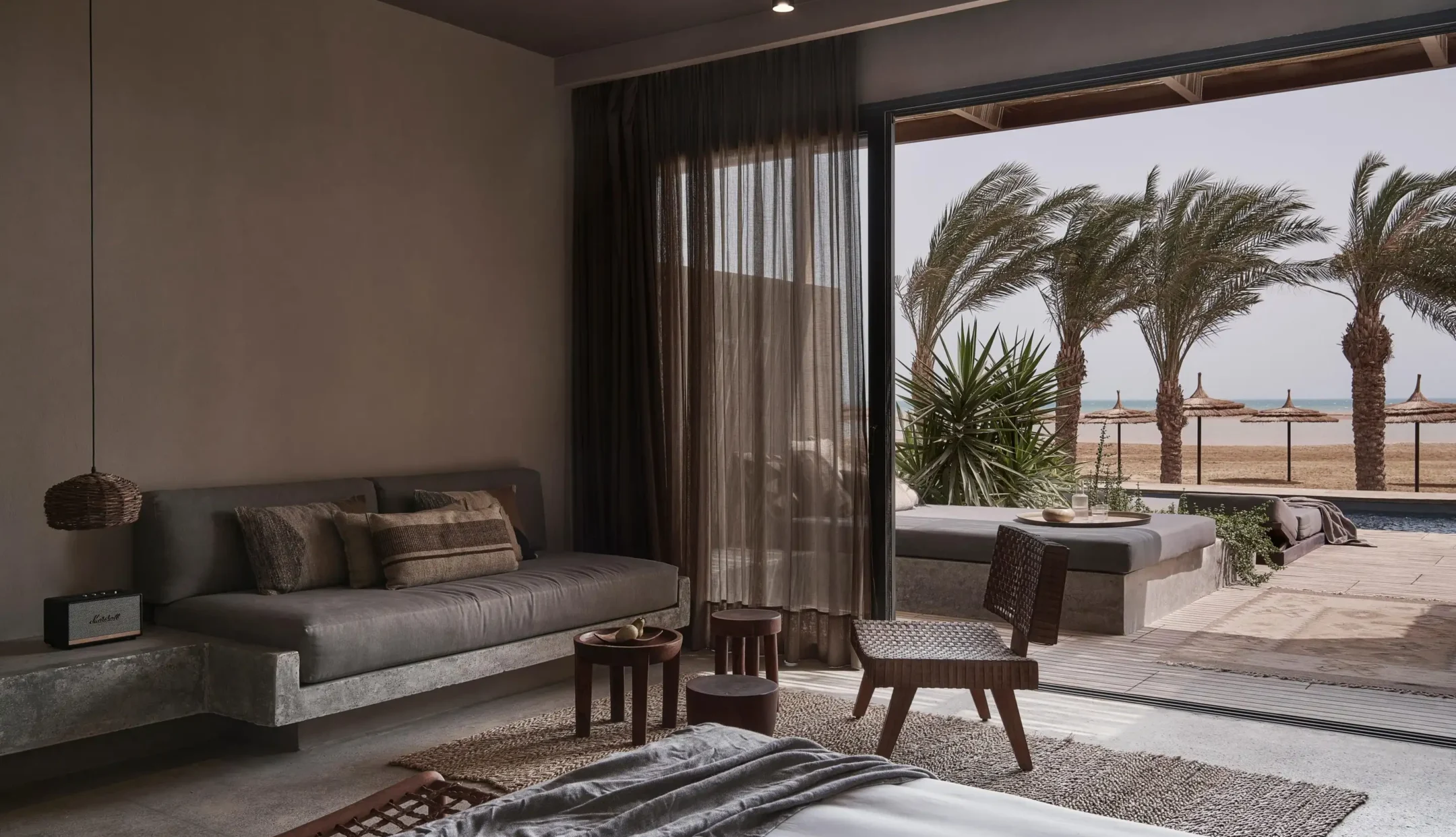 Casa Cook El Gouna - Junior Suite with views out to the outdoor space and shared pool