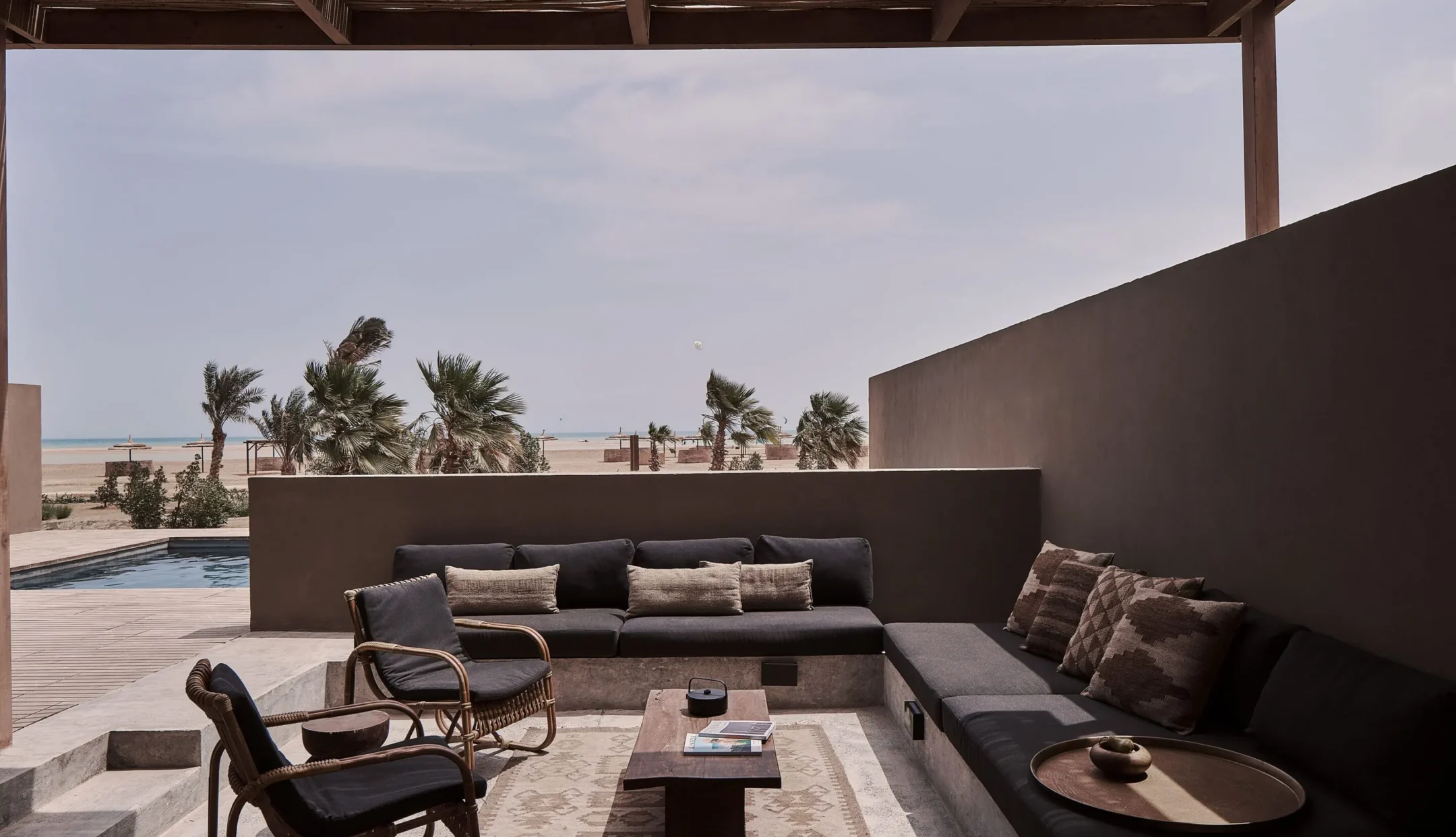 Casa Cook El Gouna - Villa with outdoor lounge area and private pool facing the sea